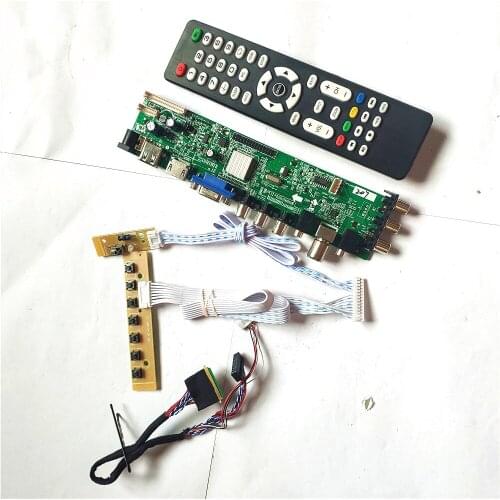 Fit N140B6-L24/L08/L0A/L0B/L0E/L0F/L0H 1366*768 upgrade 40 pin LVDS 3663 TV digital HDMI-Compatible VGA USB DVB LCD board