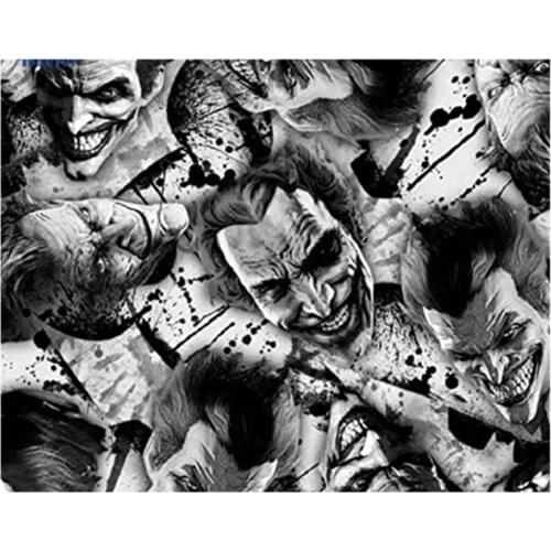 Hydrographic Film - Water Transfer Printing - Hydro Dipping - New Joker - 1 Meter