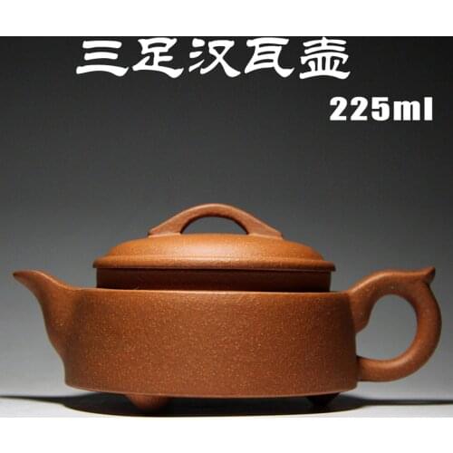 Yixing Zisha teapot all handmade ore slash mud three foot Han teapot special authentic tea process