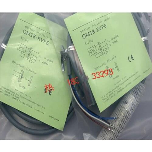 2PCS New High Quality Photoelectric Switch OM18-RVN6 OM18-RVP6