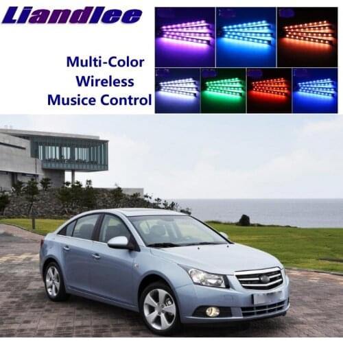 LiandLee Car Glow Interior Floor Decorative Atmosphere Seats Accent Ambient Neon light For Chevrolet Optra Estate Nubira J200