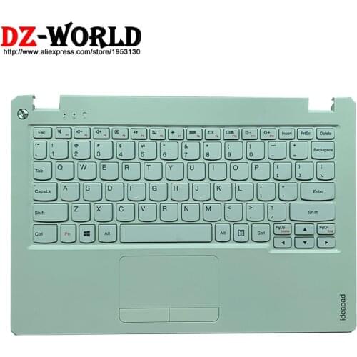 New/orig Palmrest White Upper Case With US English Keyboard Touchpad for Lenovo Ideapad 100S-11IBY Laptop C Cover 5CB0K48350