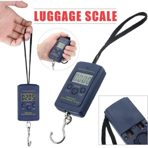 Portable Digital Luggage Scales 40KG Load Handheld Weighing Luggage Scales For Travel Suitcase Bag Weighing