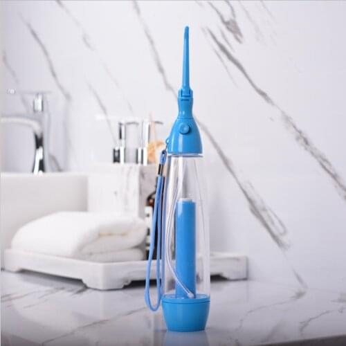 Portable No Electricity Oral Irrigator Clean The Mouth Wash Tooth Water Irrigation Manual Water Extrusion Dental Flosser ABS