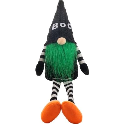 Hat Long Leg Halloween Dwarf Gnome Doll Ornaments Cute Cartoon Dwarf Elf Home