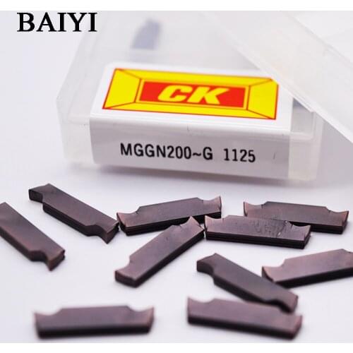 10PCS MGGN200-G 1125 wide Cutting blade For steel parts,stainless steel cast iron
