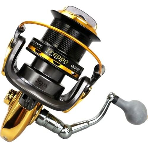 12+1BB Distant Wheel Large Size Spinning Reel No-Gap Metal Fishing Wheel Saltwater Fishing Carp Casting Reels Fishing Spool