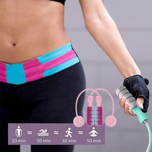 2021 Jump Rope Ropeless Skipping Ball Wireless Jump Ropes Fitness No Tangles Adjustable Weighted Ball Cordless Jump Rope Boxing