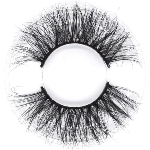 25mm mink lashes handmade natural thick Eye lashes wispy makeup extention tools 3D mink hair volume soft false eyelashes 5D01