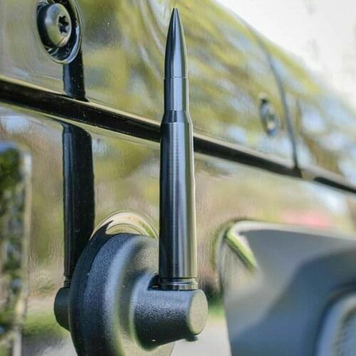 6.1 inch Aluminium Bullet Antenna For Jeep Wrangler JK JKU JL JLU Car FM Stereo Radio Signal Amplifier Mast Whip 2007-2020