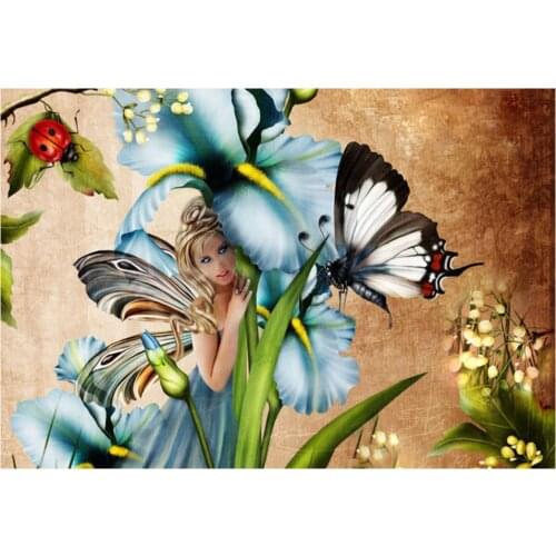 Diy 5D Diamond Painting Butterfly Fairy Full Square Round Drill Rhinestone Embroidery Home Decoration PicturesZP-4915