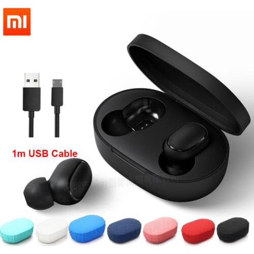 Xiaomi Redmi Airdots 2 TWS Bluetooth Wireless Earphone Stereo bass Airdots 5.0 Eeadphones With Mic Handsfree Earbuds AI Control