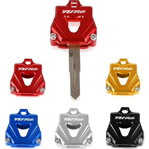 For Yamaha YZFR6 YZF R6 1999-2018 2017 2016 2015 2014 2013 2012 Motorcycle CNC Key Cover Cap Creative Products Keys Case Shell