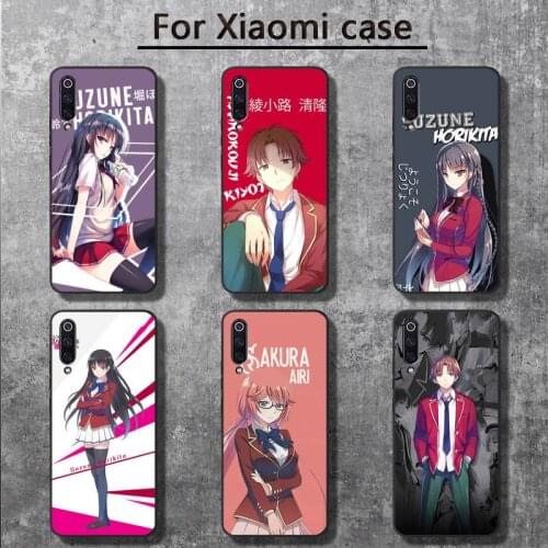 Anime Classroom of the Elite Phone Case for Xiaomi mi 6 6plus 6X 8 9SE 10 Pro mix 2 3 2s MAX2 note 10 lite Pocophone F1
