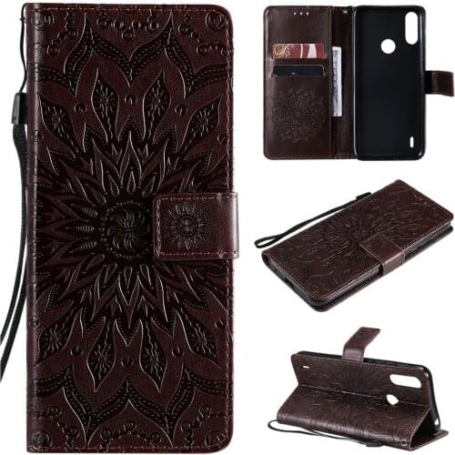 For Motorola E7 Power E 7 Plus Flip Case 3D Embossed Leather Book Cover for Motorola Moto E7 Plus Case Moto E 7 + 7E Wallet Capa
