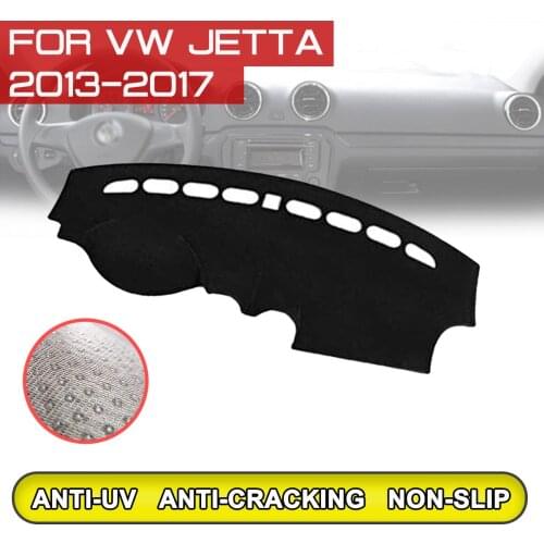 For Volkswagen Jetta 2013 2014 2015 2016 2017 Car Dashboard Mat Anti-dirty Non-slip Dash Cover Mat UV Protection Shade