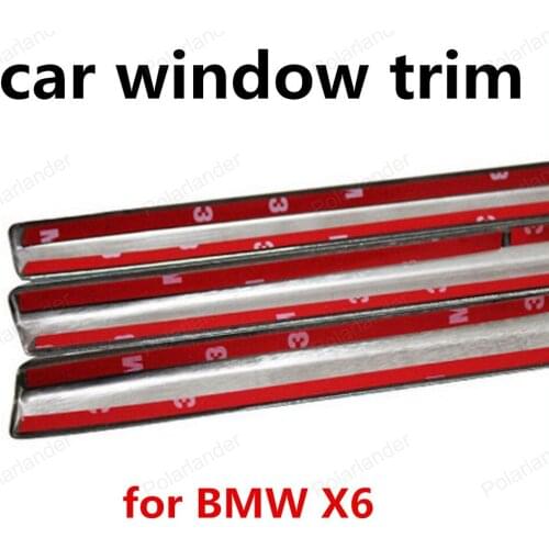 Hot sell Stainless Steel For BMW X6 Car Sill Trim Car Window Decoration Accessories without column