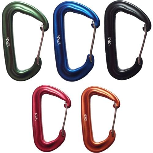 Hot Sale Carabiner High Strength Aluminum Carabiner Keychain Outdoor Camping Climbing Snap Clip Lock Buckle Hook For Camping