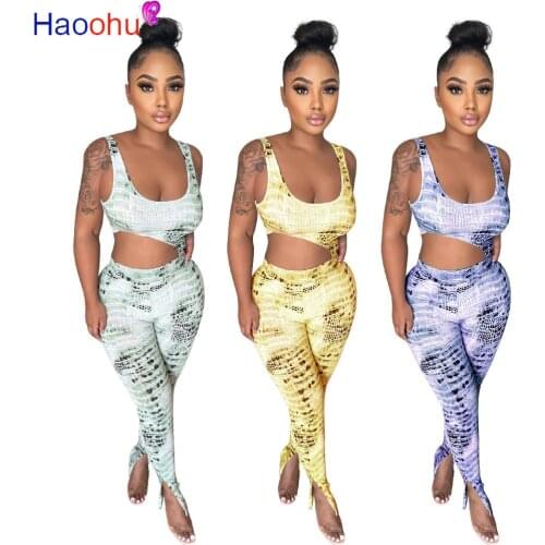 HAOOHU Print New Texture Push Up Fitness Rompers Womens Jumpsuit Backless Halter Across Playsuit Sexy Bodysuit