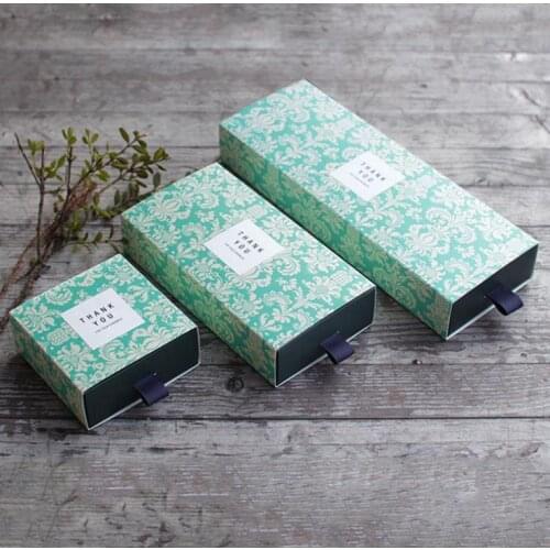 Paperboard Drawer Gift Boxes DIY Packing Box for Handmade Soap Tea/Candy/Cake/Biscuit/Chocolate SN289