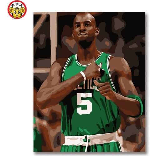 Kevin Garnett American professional basketball player, power forward/center, nicknamed Garnett Digital Oil Painting DIY Painting