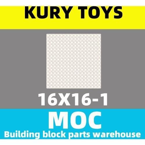Kury Toys DIY MOC For 3867/6098 100pcs Building block parts For Baseplate 16 x 16 For toy brick
