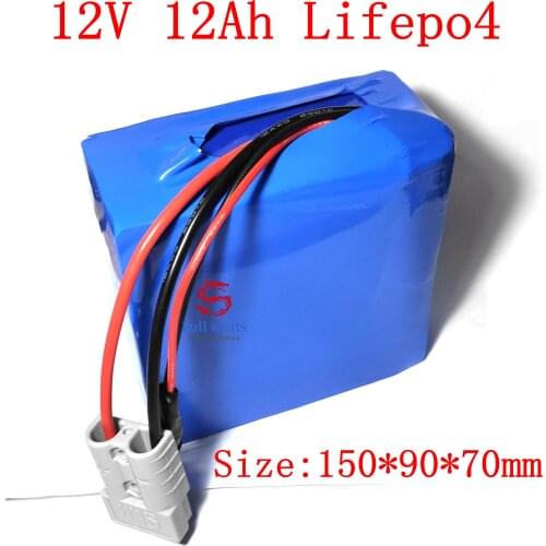Lifepo4 12V 15Ah Lithium Lifepo4 Battery Pack 12V Bms 4s 3.2V 5ah Cells for 12V Fishing Lamp E-scooter E-bike+14.6v 2A Charger