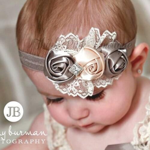 Fashion Children Headwears Casual Cotton Bandanas Flower Hair Accessories Gum Elastic Bandage Headbands for Cute Girls