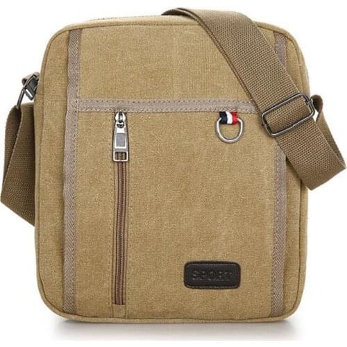 10 inch 2020 Mens Fashion Canvas Bag Casual Men Handbags Male Cross body Shoulder Messenger Bags For Men Purses and Handbags