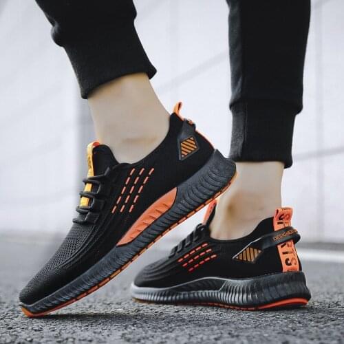 New Mesh Men Sneakers Casual Shoes Lac-up Men Shoes Lightweight Comfortable Breathable Walking Sneakers Zapatillas Hombre