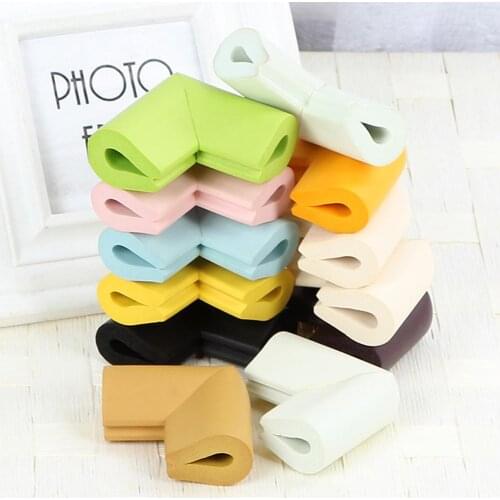 4Pcs Soft Table Desk Corner Protector V Shape Anti Collision Safety Edge Corner Guards Baby Kids Table Desk Protector Cover