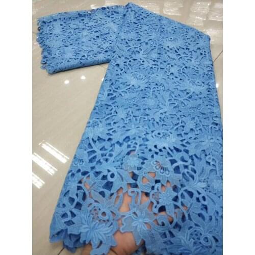 Nigerian Lace Fabric 2020 High Quality Lace Fashion Embroidery Tull Net Lace With Sequins Latest African French Fabrics 5yards