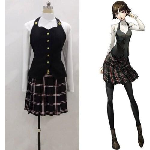 New Persona 5 Makoto Niijima Cosplay Queen Costum uniform custom made
