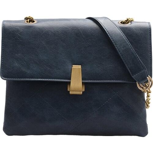 2020 New Vintage Shoulder Bucket Bag Luxury Women Bag Female Chain Handbags Zipper Messenger Crossbody Bags