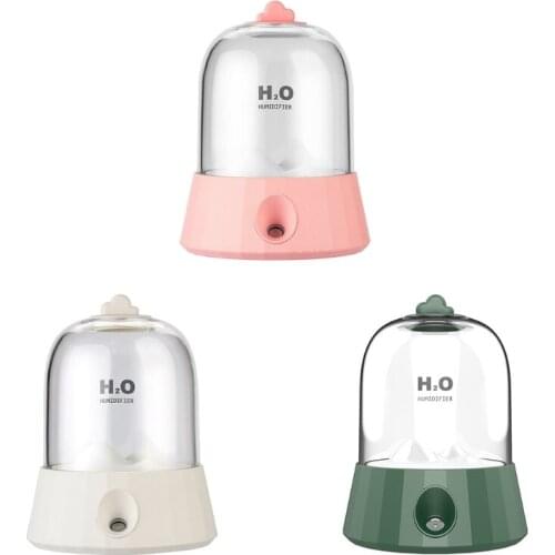 400ml 2000mAh Battery Rechargeable Air Humidifier with Lamp Ultrasonic Diffuser