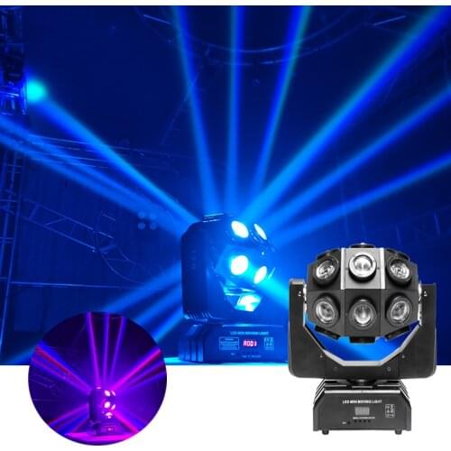 Professional Dj disco ball Led beam laser 18 mobile head football lights Dmx nightclub evening stage lights