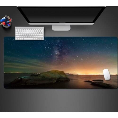 Modern Creative Starry Sky Beautiful Mouse Pad Abstract Personality Game Accessories Large Table Pad High Quality Rubber Mat