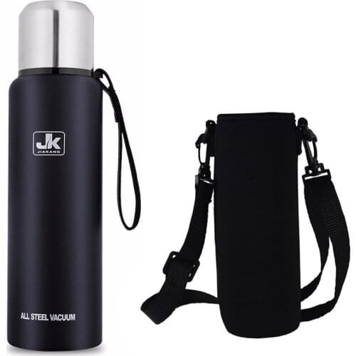 Double Wall Insulated Thermoses Bottle Stainless Steel Thermos Cup Outdoor Thermos Bottle Kettle Cup Military Vacuum Bottle