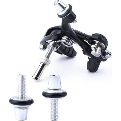 Bicycle V Brake Clamp Adjustment Screw Mountain Bike Brake M6 Aluminum Alloy Screw Bicycle Gold Brake Line Tube Fixing Screw