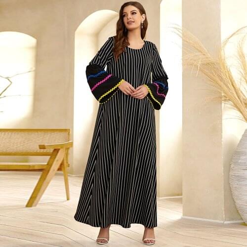 Ramadan Eid Mubarak Abaya Dubai Turkey Islam Muslim Long Dress Robe Longue Femme Kaftan Moroccan Maxi Dresses For Women Vestidos