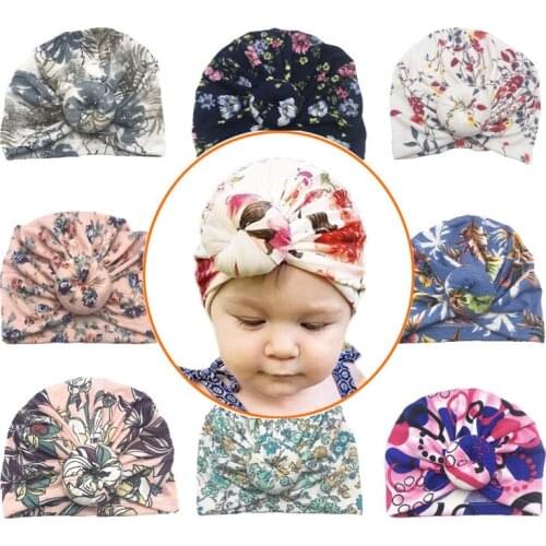 1pcs Print Bowknot Indian Hat Spring Summer Outdoor Toddler Hair Accessories For Children Cap Free Sahipping