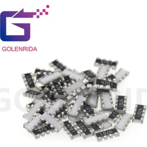 200pcs SMD exclusion 0603 8P4R 2*4P 1K ohm Network Resistor array