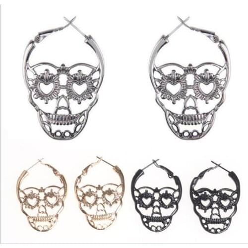 2018 new retro enamel earrings personality wild earrings