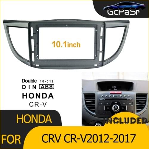2Din Car Radio Player DVD Frame Audio Fitting Adaptor Dash Trim Kits Facia Panel 10.1inch For Honda CRV CR-V2012-2017 Double Din
