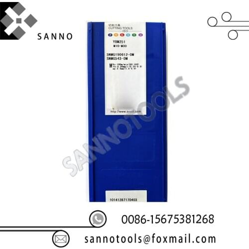 Free shipping! Inexpensive and hot sale turning tools 10pcs/lots YBM251 SNMG190612-DM cnc carbide turning inserts
