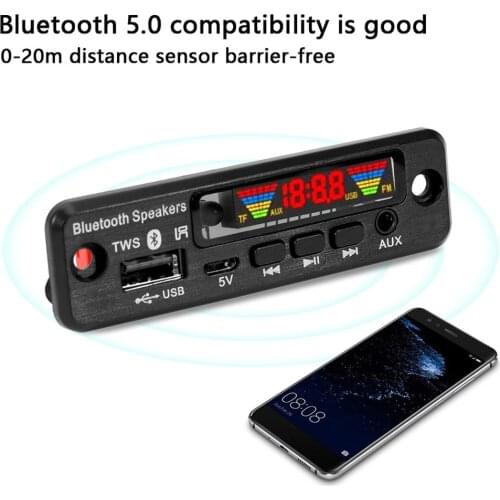 Lossless APE Decoding Spectrum Wireless Speaker Module Power Amplifier Supports TF USB AUX Bluetooth V5.0