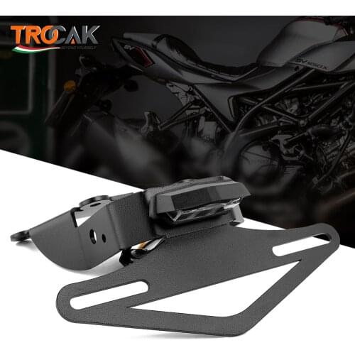 For SUZUKI SV650 2016-2020 SV650X 2018-2020 License Plate Holder Motorcycle Fender Eliminator Rear Tail Tidy Registration Plate
