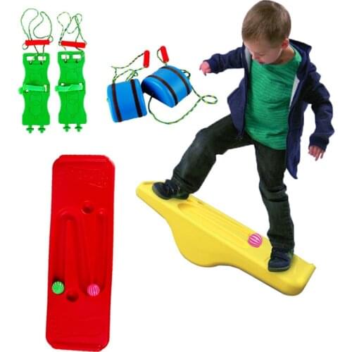 Children Balance Board Outdoor Toy Kids Sensory Training Rocking Seesaw Indoor Fitness Activity Exercise Interactive Game Toys