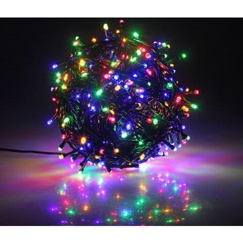 10M 20M 30M 50M 100M 24V Safe Voltage Green Cable LED String lights Christmas Fairy Lights for Xmas Trees Party Wedding Events