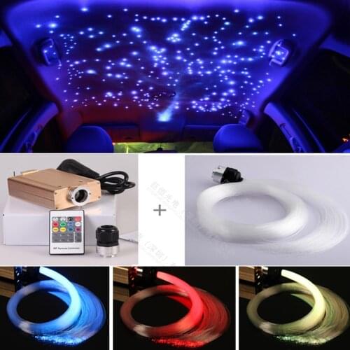 Hot sale car use Colorful optic fiber Star Glow LED Luminous Light kits for van roof decoration